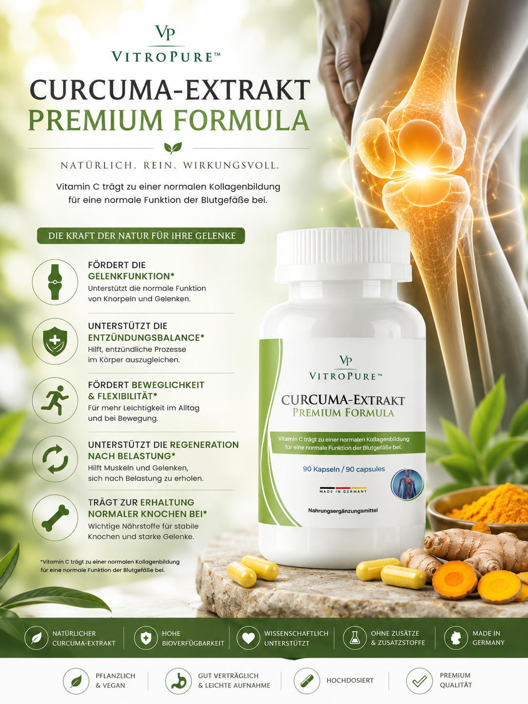 Vitropue curcumin osseolong 15